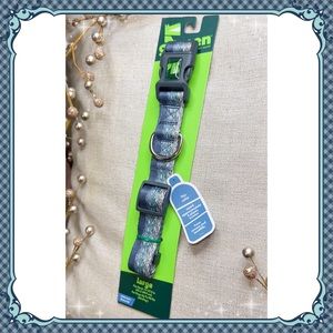 L Grrreen Adjustable Dog Collar Ombre Blue Earth Day Climate Eco-Friendly LARGE